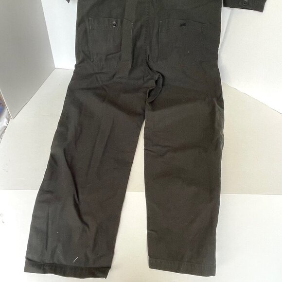 Citizens of Humanity Frida Slouchy Jumpsuit Womens Small Olive Straight Crop - Picture 6 of 10